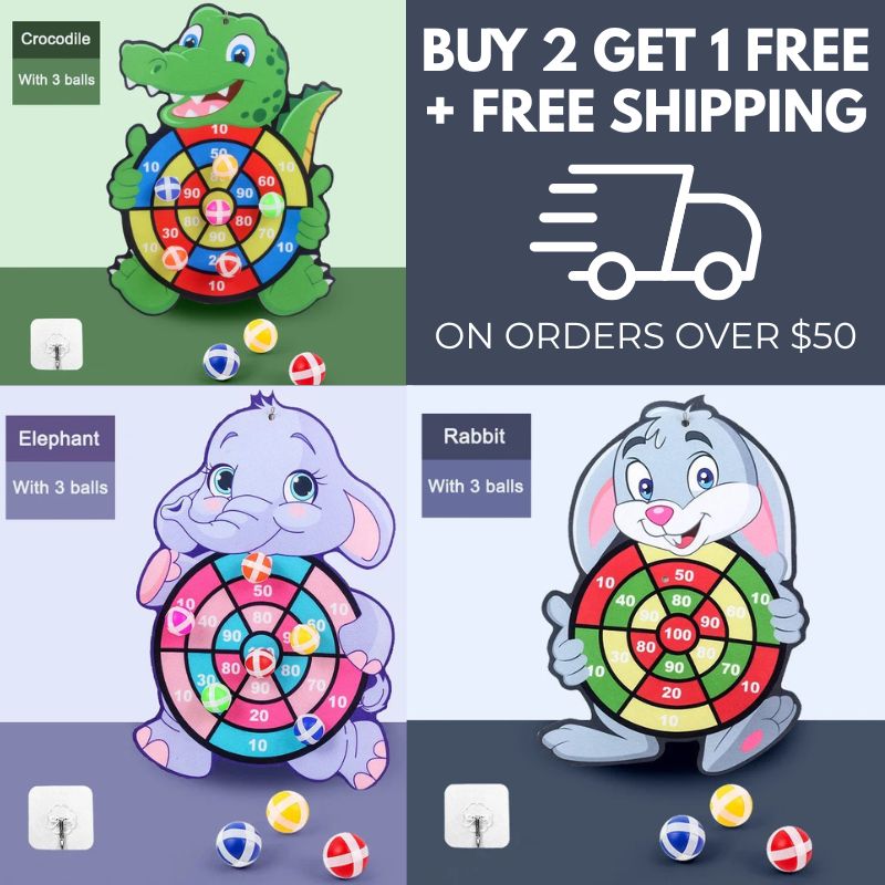 Montessori Kids Dart Game – Fun & Safe Educational Target Board for Ages 3–7