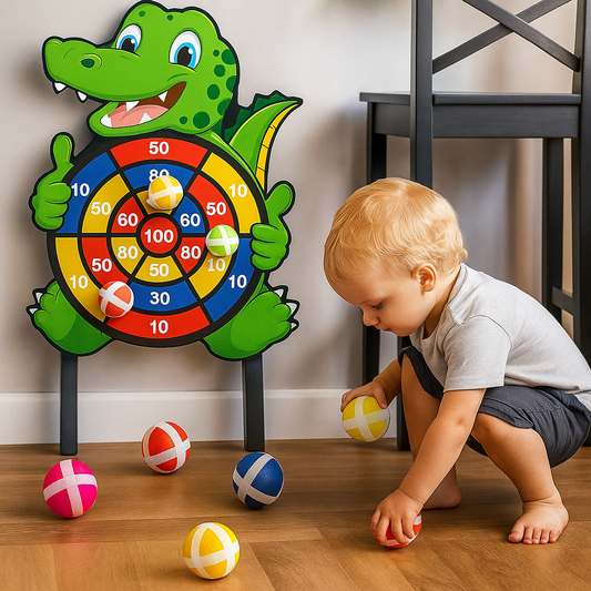 Montessori Kids Dart Game – Fun & Safe Educational Target Board for Ages 3–7