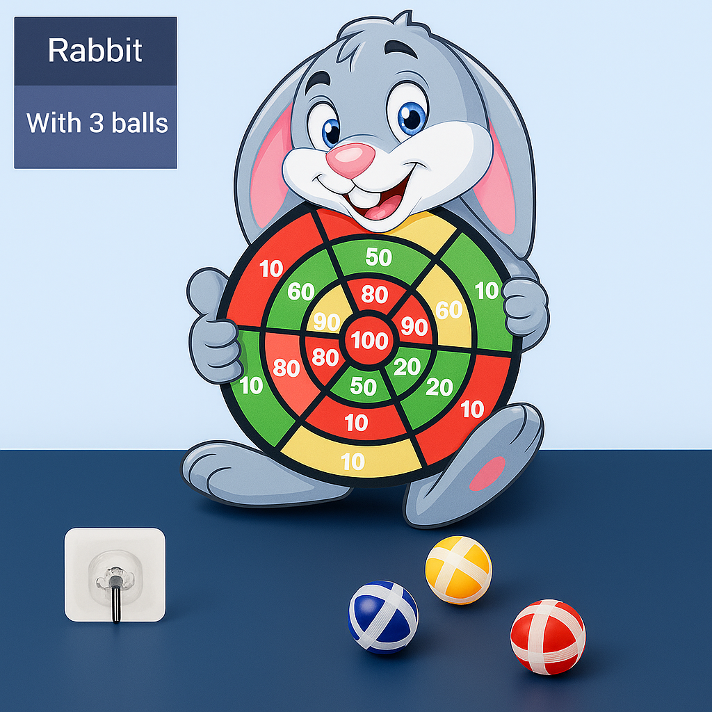 Montessori Kids Dart Game – Fun & Safe Educational Target Board for Ages 3–7