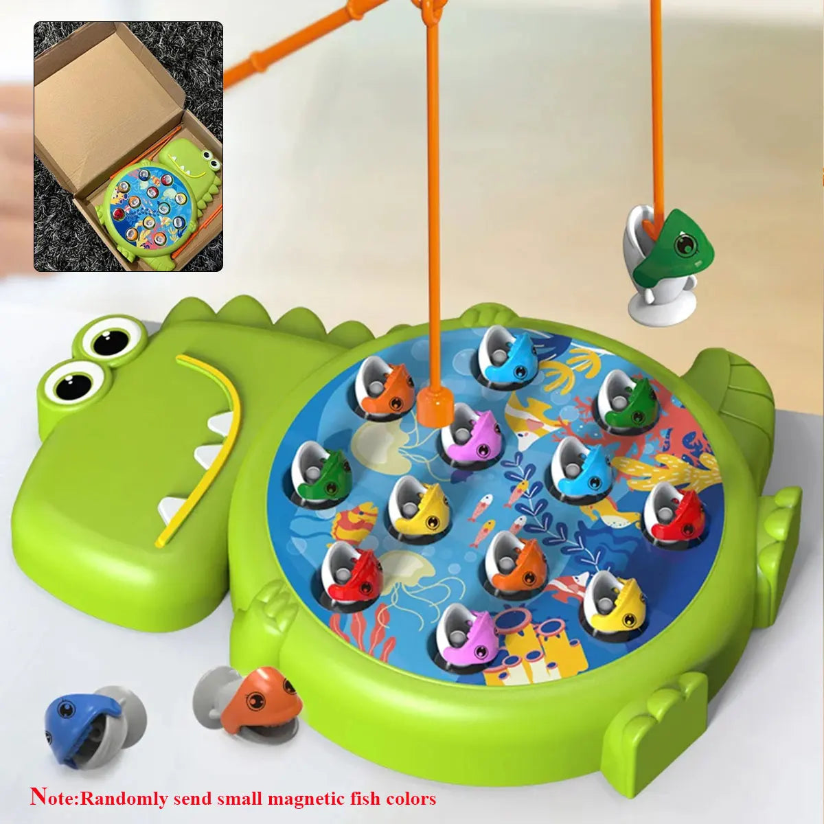 Magnetic Dinosaur Fishing Game – Fun Montessori Toy for Kids