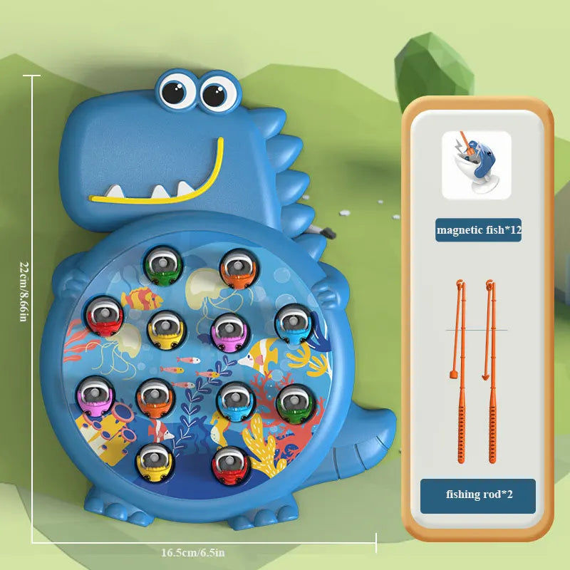 Magnetic Dinosaur Fishing Game – Fun Montessori Toy for Kids