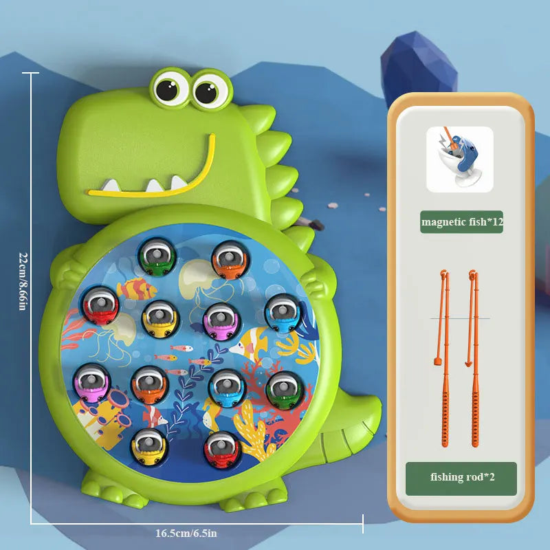Magnetic Dinosaur Fishing Game – Fun Montessori Toy for Kids