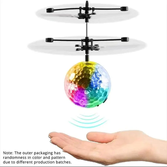 LED Flying Crystal Ball – Gesture-Controlled & Colorful Light Toy for Kids ✨