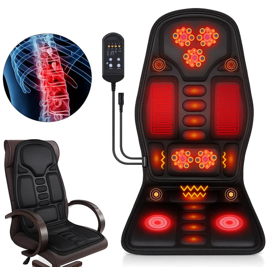 Heated Massage Cushion – For Car, Office, or Home (US)